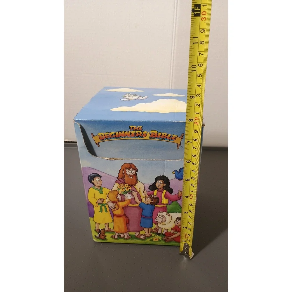 Grolier The Beginners Bible Flashcards Kids OS Blue Good Religious Educational